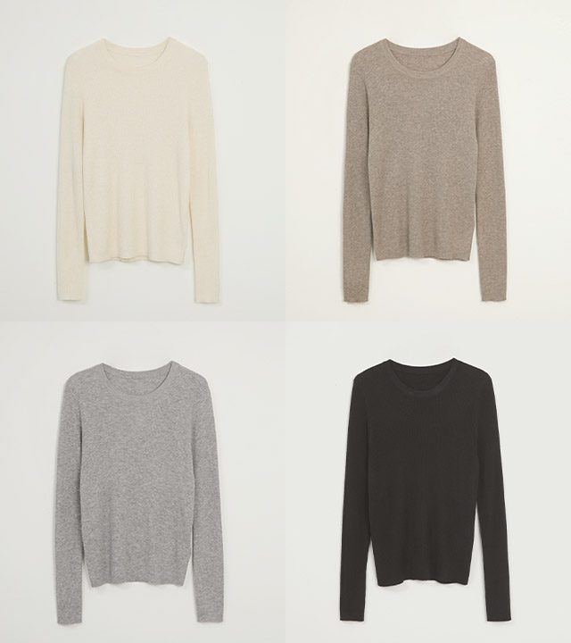 [RR]ドナスゴルジラウンドニットトップス