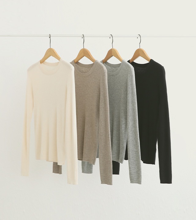 [RR]ドナスゴルジラウンドニットトップス