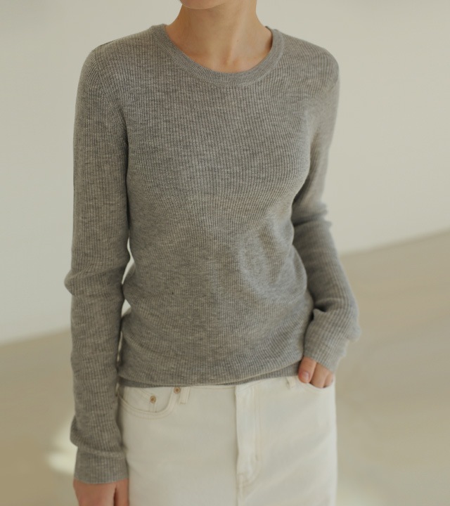 [RR]ドナスゴルジラウンドニットトップス