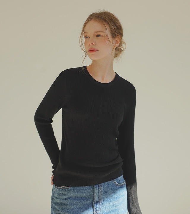 [RR]ドナスゴルジラウンドニットトップス