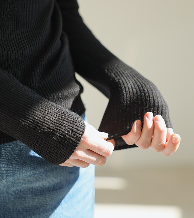 [RR]ドナスゴルジラウンドニットトップス