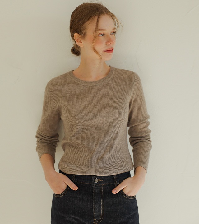 [RR]ドナスゴルジラウンドニットトップス