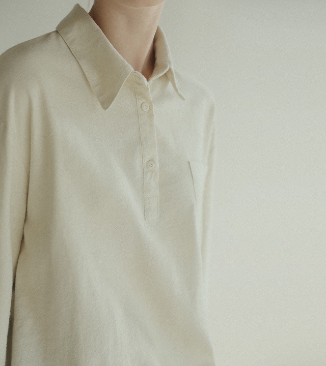 [RR]クリー起毛ストリングブラウス