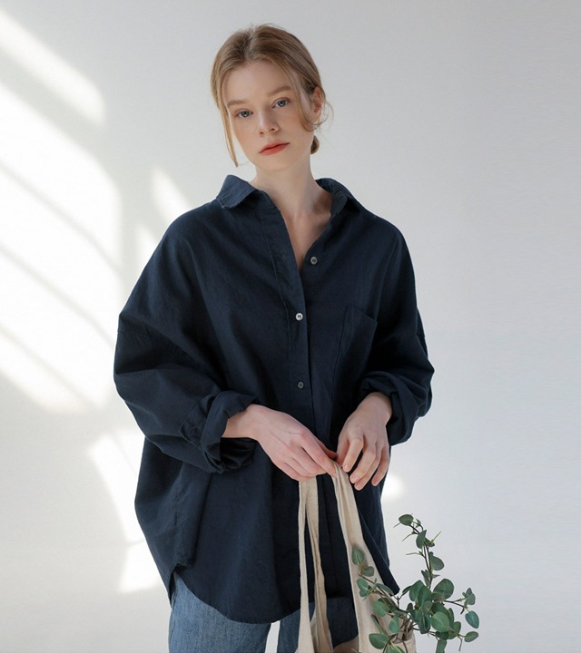 🌈[RR]マーレンルーズフィットリネンシャツ