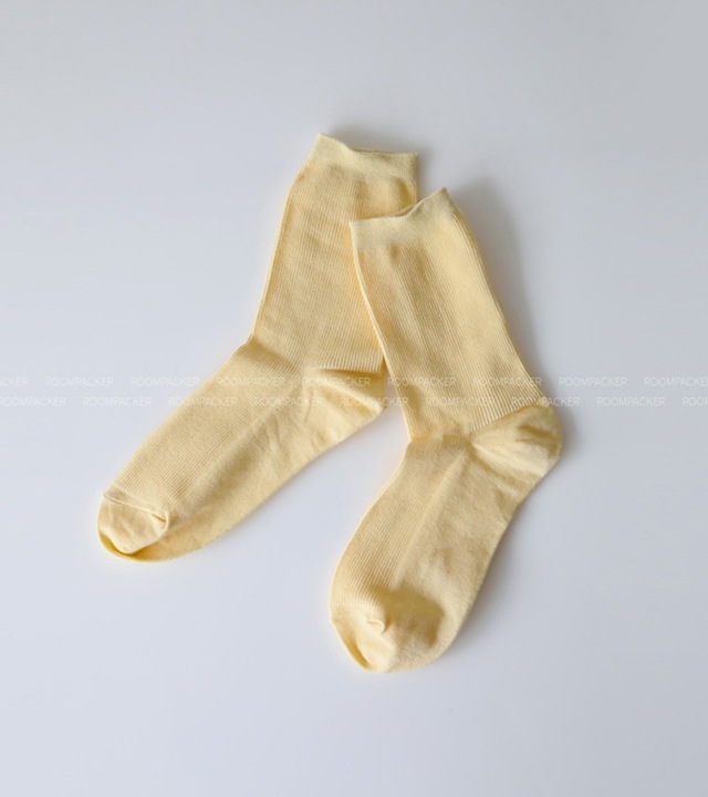 スピンベーシックカラーソックス