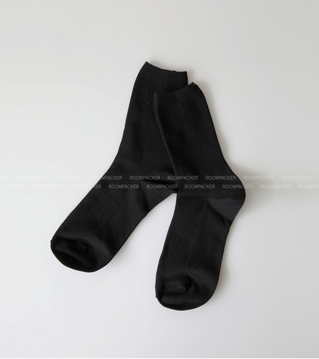 スピンベーシックカラーソックス