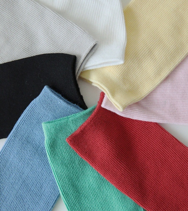 スピンベーシックカラーソックス