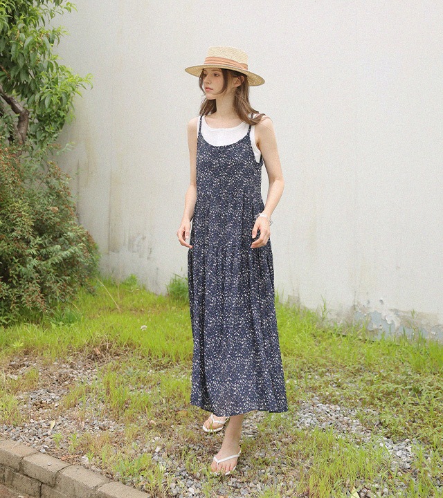 エテフラワープリントワンピース