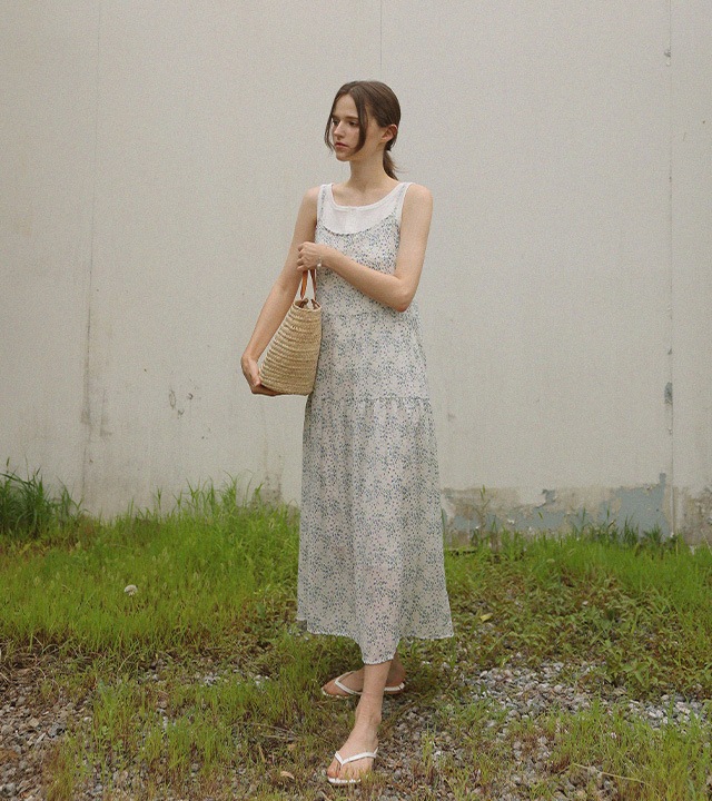 エテフラワープリントワンピース