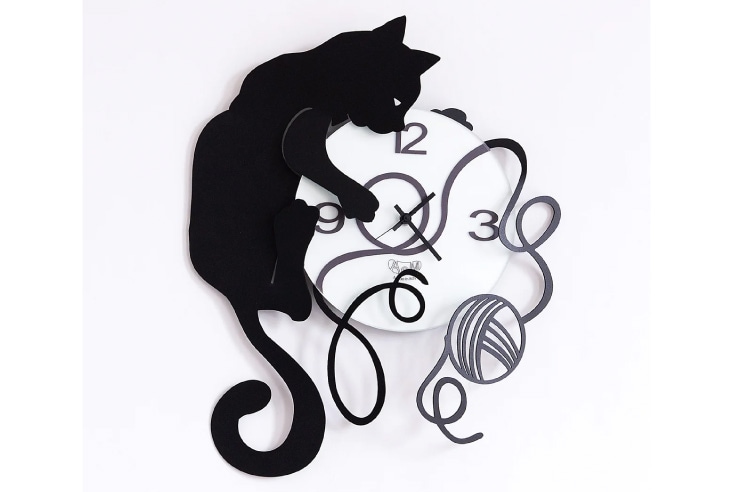 時計 Arti e Mestieri(アルティ・エ・メスティエリ) GATTO GOMITOLO wall clock