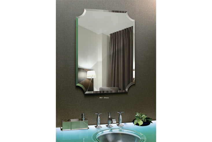 ミラー ARTE JAPAN アルテジャパン Back Bevel mirror バックベベルミラー BB-１ Sharp(縦横兼用)