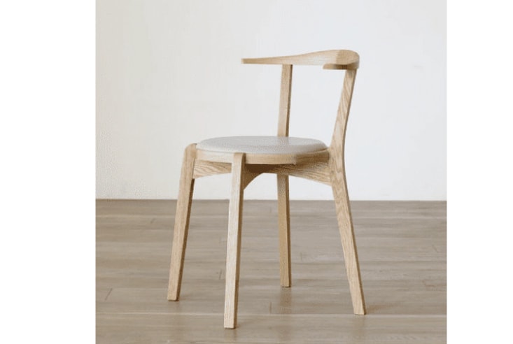 ダイニングチェア hirashima ヒラシマ AGILE Side Chair (Upholstery) アジレ サイドチェア (張地)　オーク