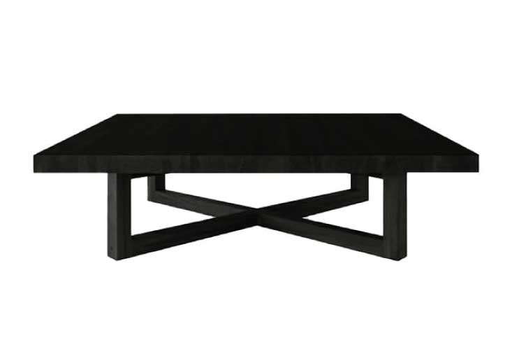 リビングテーブル REAL Style(リアルスタイル)　BERDEN(バーデン) リビングテーブル オークブラック塗装