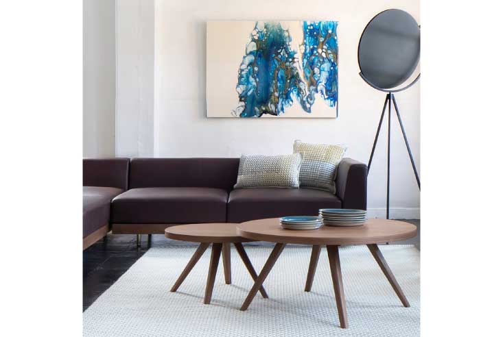 リビングテーブル REAL Style(リアルスタイル)　Icy(アイシー) リビングテーブル L(Φ900)