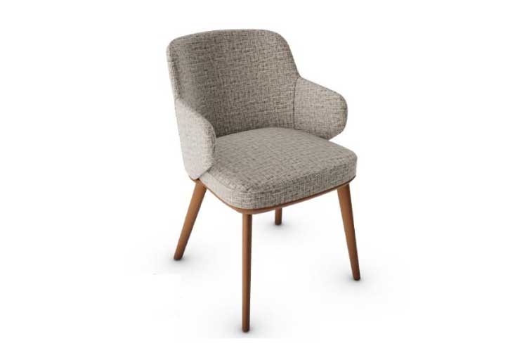 ダイニングチェア　Calligaris(カリガリス)　Foyer(ホワイエ)　ウッドレッグ 2脚セット