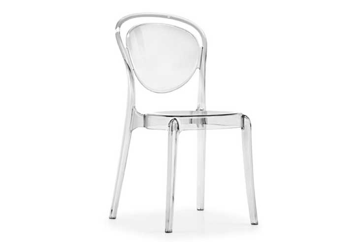 カリガリス  パリジェンヌ  チェア　　　　　　　　　　　　　クリア ダイニングチェア/ガーデンチェア Calligaris(カリガリス