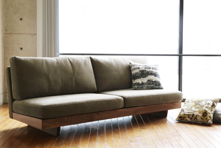 ソファ ユーカス EUCAS リアムレスソファ200