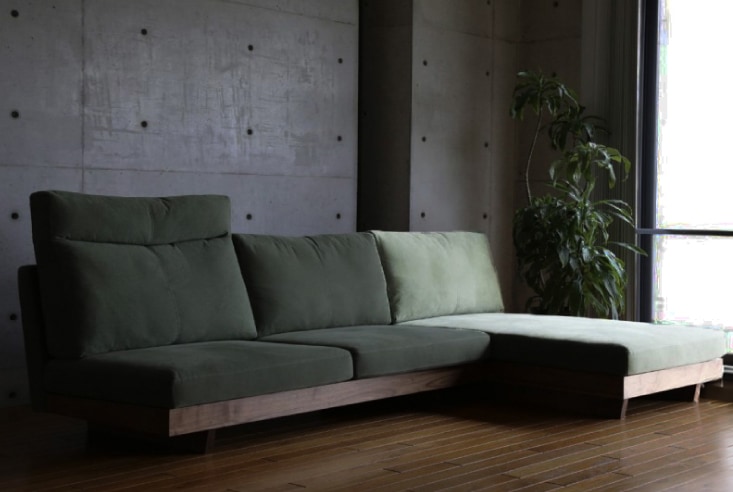 ソファ ユーカス EUCAS リアムレスカウチ 70