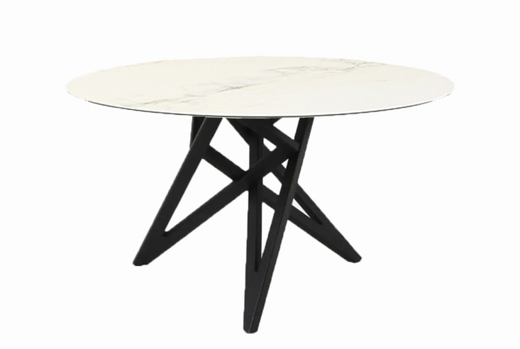 ダイニングテーブル ligne roset(リーン・ロゼ) ROSETEnnea(ロゼエンネア) 天板セラミックΦ1200