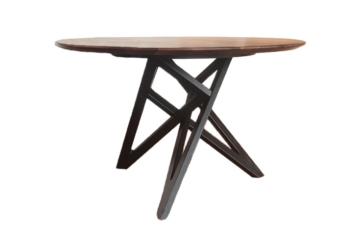 ダイニングテーブル ligne roset(リーン・ロゼ) ROSETEnnea(ロゼエンネア) 天板ウオールナット無垢材Φ1200