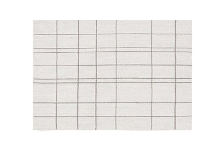 ラグ prevell プレーベル INDIA リネア ラグ(グレー)