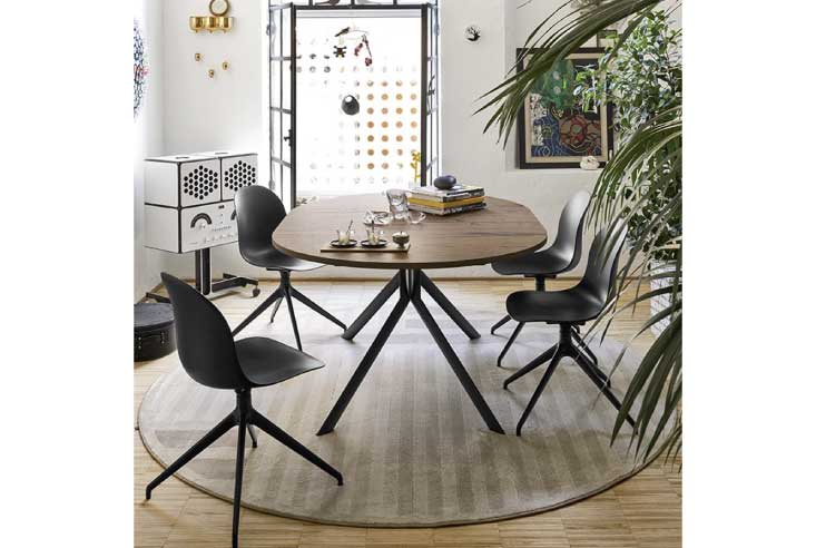 ダイニングチェア　Calligaris connubia (カリガリス コヌビア) Academy(アカデミー) 360回転脚