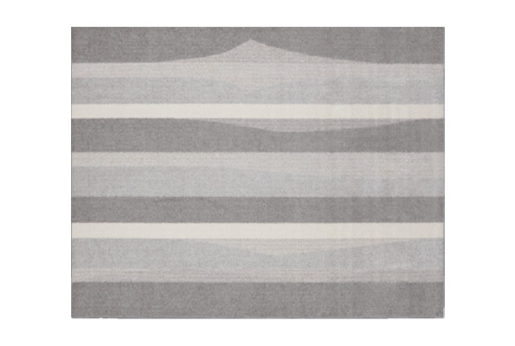 ラグ prevell プレーベル Wilton ミント (グレー)