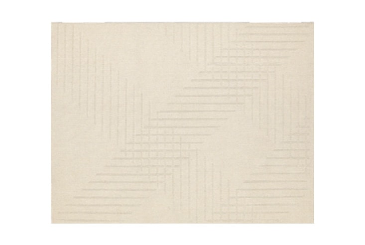 ラグ prevell プレーベル  ルアール (アイボリー)