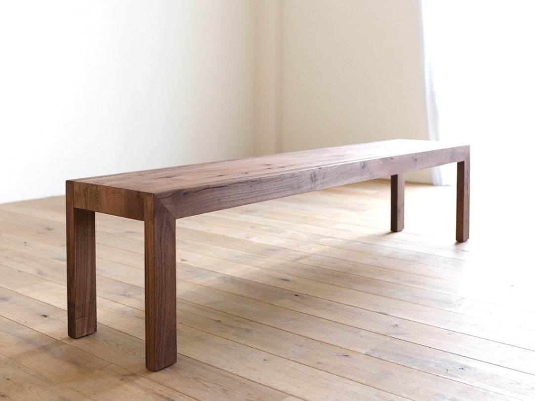 ダイニングチェア hirashima ヒラシマ CARAMELLA Bench W カラメッラ ベンチ W　ウォールナット