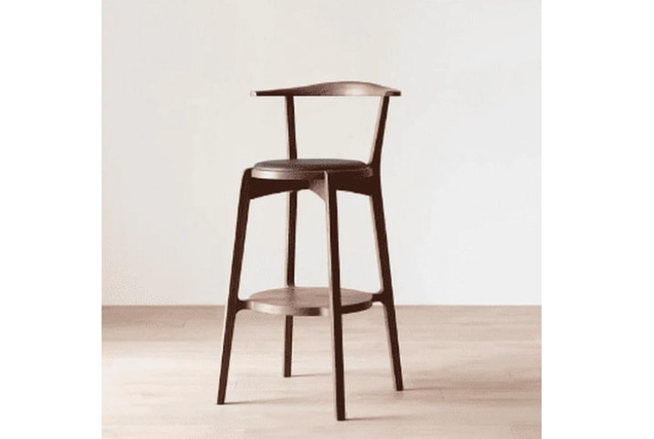 ダイニングチェア hirashima ヒラシマ AGILE Counter Chair (upholstery) アジレ カウンター チェア (張座)ウォールナット