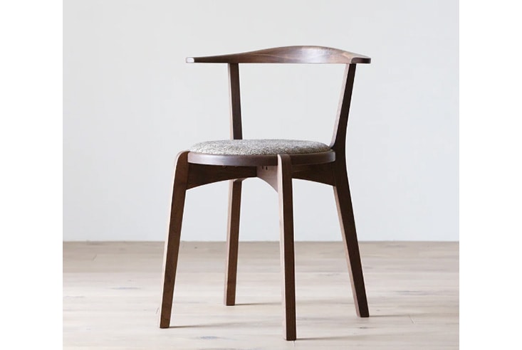 ダイニングチェア hirashima ヒラシマ AGILE Side Chair (Upholstery) アジレ サイドチェア (張地) ウォールナット