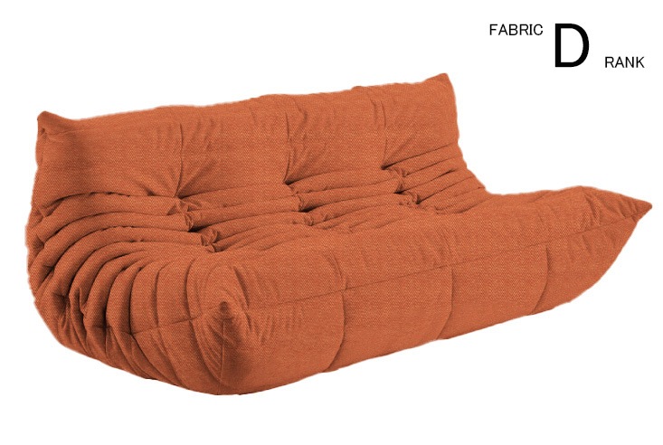 【ジャンク品】ligne roset リーンロゼ  トーゴ 3P  オレンジ Ligne Roset（リーンロゼ）】リーンロゼ代表的シリーズの3人掛けソファ