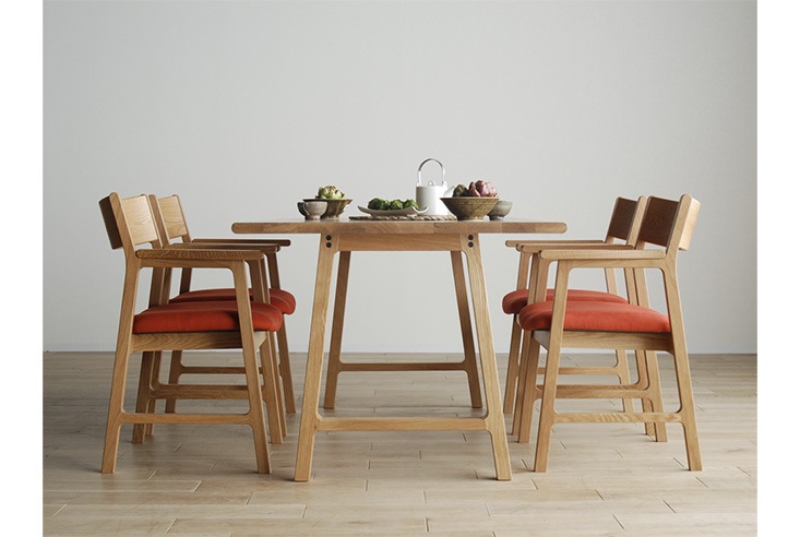 モリタインテリア encore アンコール アームチェア Aランク 代引き不可 ダイニングチェア 椅子 チェア 1脚入 encore アンコール 木製 肘付き