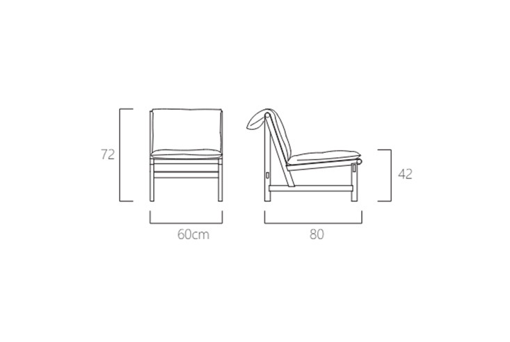 ラウンジチェア moda en casa/Sketch モーダエンカーサ/スケッチ