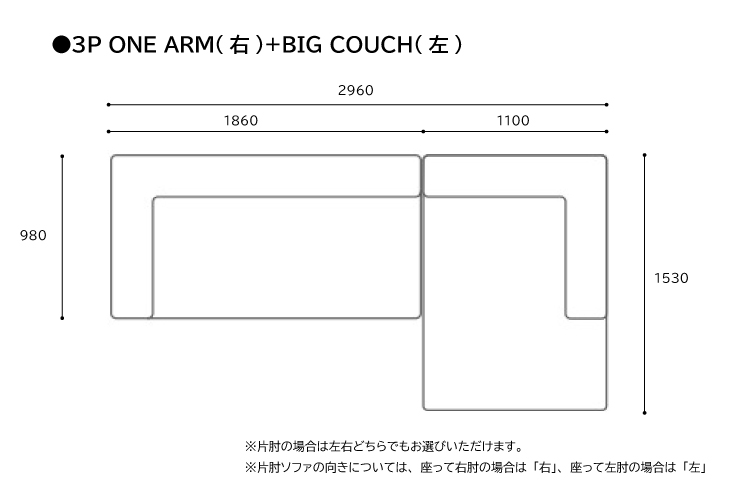 ソファ ALGORHYTHM(アルゴリズム) ROSA ローザ カウチソファ