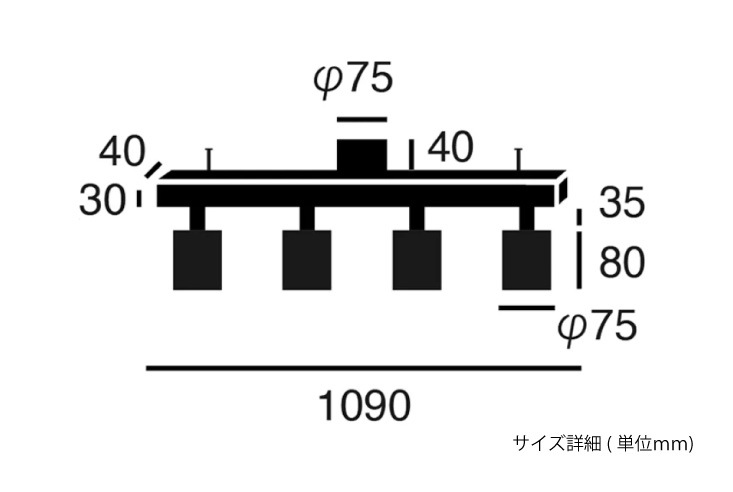 ART WORK STUDIO グリッド4ダウンライト Grid 4-down light｜ARTWORKSTUDIO公式