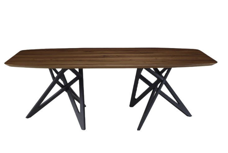 ダイニングテーブル ligne roset(リーン・ロゼ) ROSETEnnea(ロゼエンネア) 天板ウオールナット無垢材 W2000