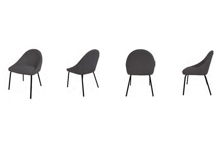 せみ 2脚目 MKマエダ ダイニングチェア CHC-001 GY せみ様専用 2脚目 MKマエダ ダイニングチェア CHC-001 GY