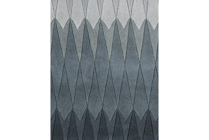 moda en casa グレー シャギーラグ ラグ moda en casa/LINIE DESIGN モーダエンカーサ/リニエデザイン