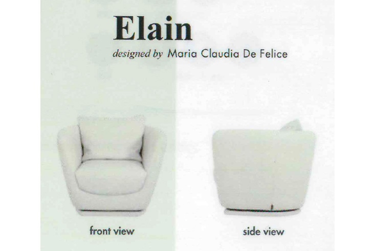 ラウンジチェア ファブリカ エレイン FABBRICA ELAIN アームチェア