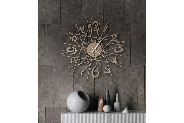 美品Arti & Mestieri アイアン 掛け時計 アルティエメスティエーリ 美品Arti & Mestieri アイアン 掛け時計 アルティエメスティエーリ