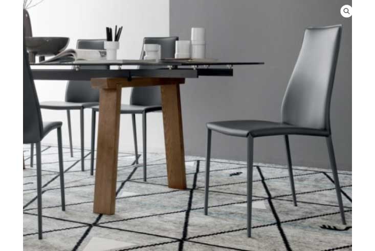 calligaris AIDAチェアグレー2脚 calligaris AIDA/カリガリス アイーダチェア 同色2脚組 通販