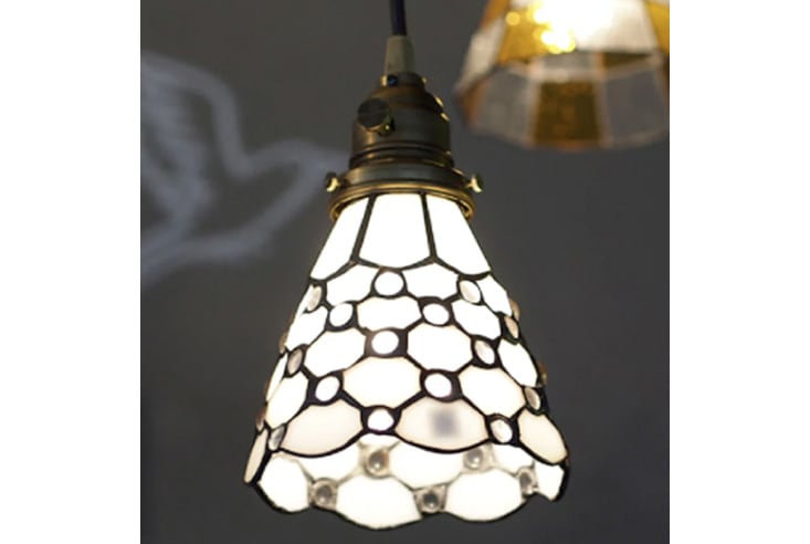 希少 ART WORK STUDIO ステンドグラス ペンダントライト Ansan 家具・インテリア 希少 ART WORK STUDIO ステンドグラス