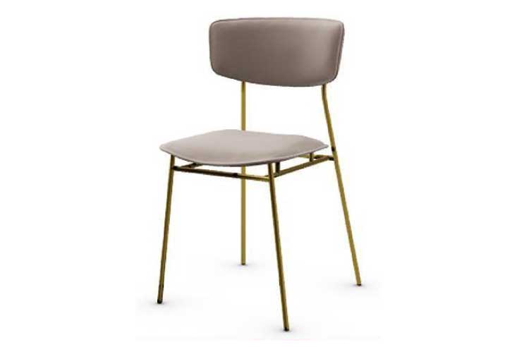 カリガリス　ダイニングチェア　フィフティーズ　FIFTIES サンド座面×ブラス脚（２脚セット）　ポイント10倍 Calligaris FIFTIES⁄カリガリス フィフティーズ (2脚セット