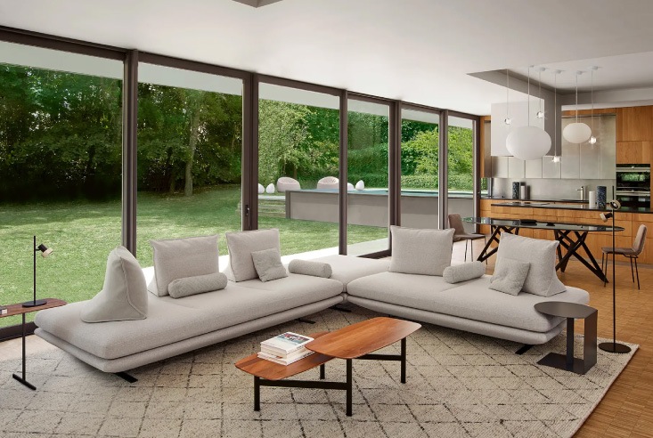 【美品】ligne roset リーンロゼ PRADO プラド 2P ソファ リビングソファ 二人掛け ligne roset(リーン・ロゼ) ROSETPrado