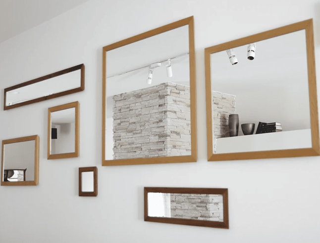ミラーHirashima ヒラシマ ORLO Wall Mirror 21/42/63/84 オーク