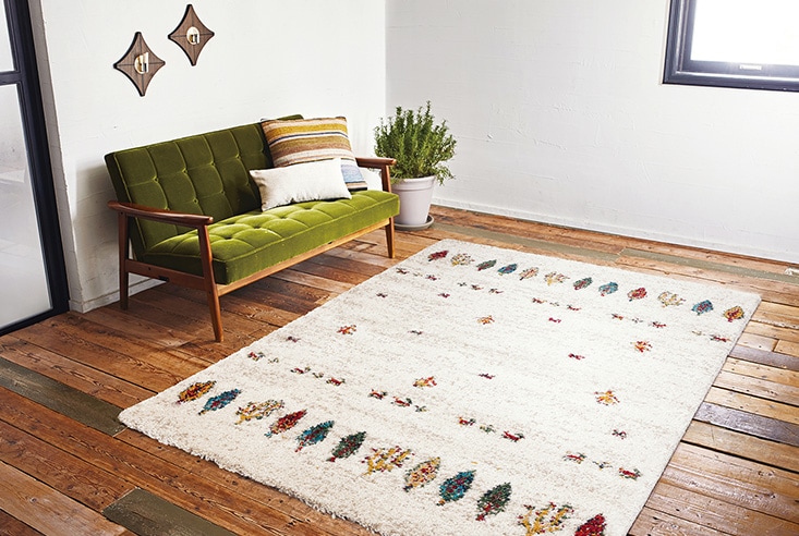 ヘレケ絨毯　プレーベル プレーベル 240×340cm カーペット ベルギー製 約6畳 ギャベ風 ホット