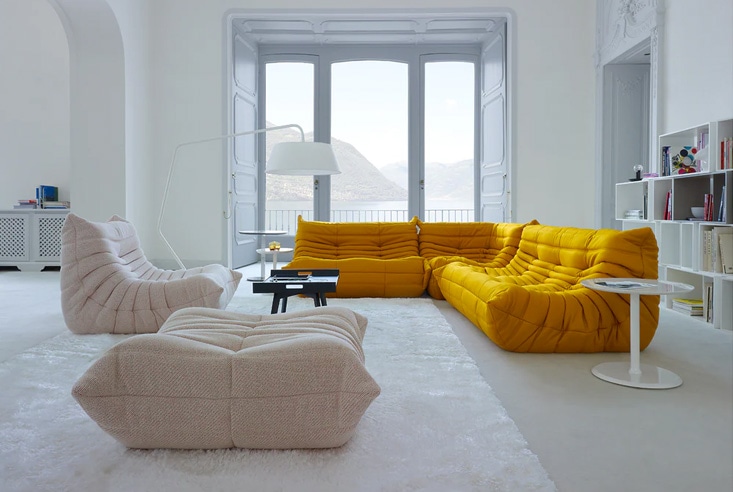リビングソファ 二人掛け ligne roset(リーンロゼ) ROSET Togo
