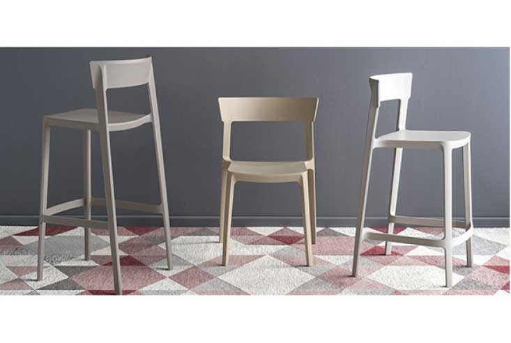 スツール Calligaris(カリガリス) Skin(スキン) スツール｜モダン