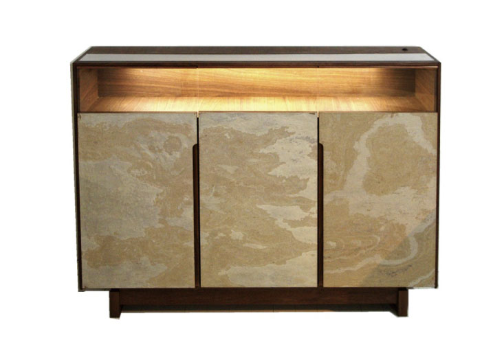 ◉旭川大雪木工 ◉フレイバー100 ウォールナット 飾り棚 旭川家具